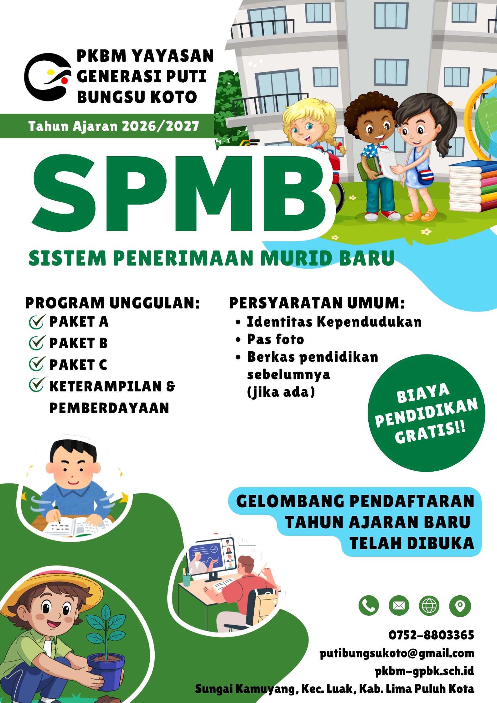 Poster PPDB PKBM YGPBK
